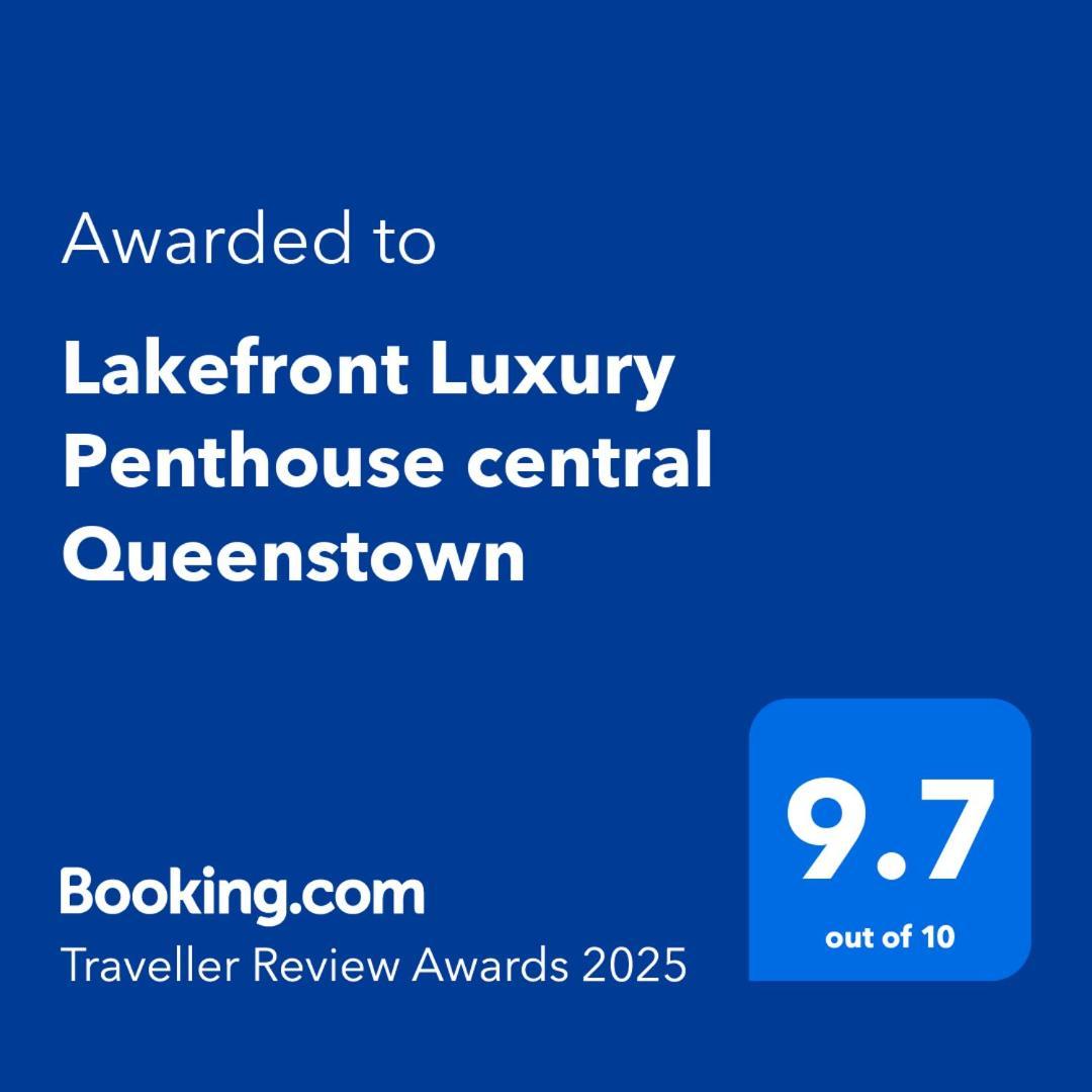 Lakefront Luxury Penthouse Central Queenstown Eksteriør billede